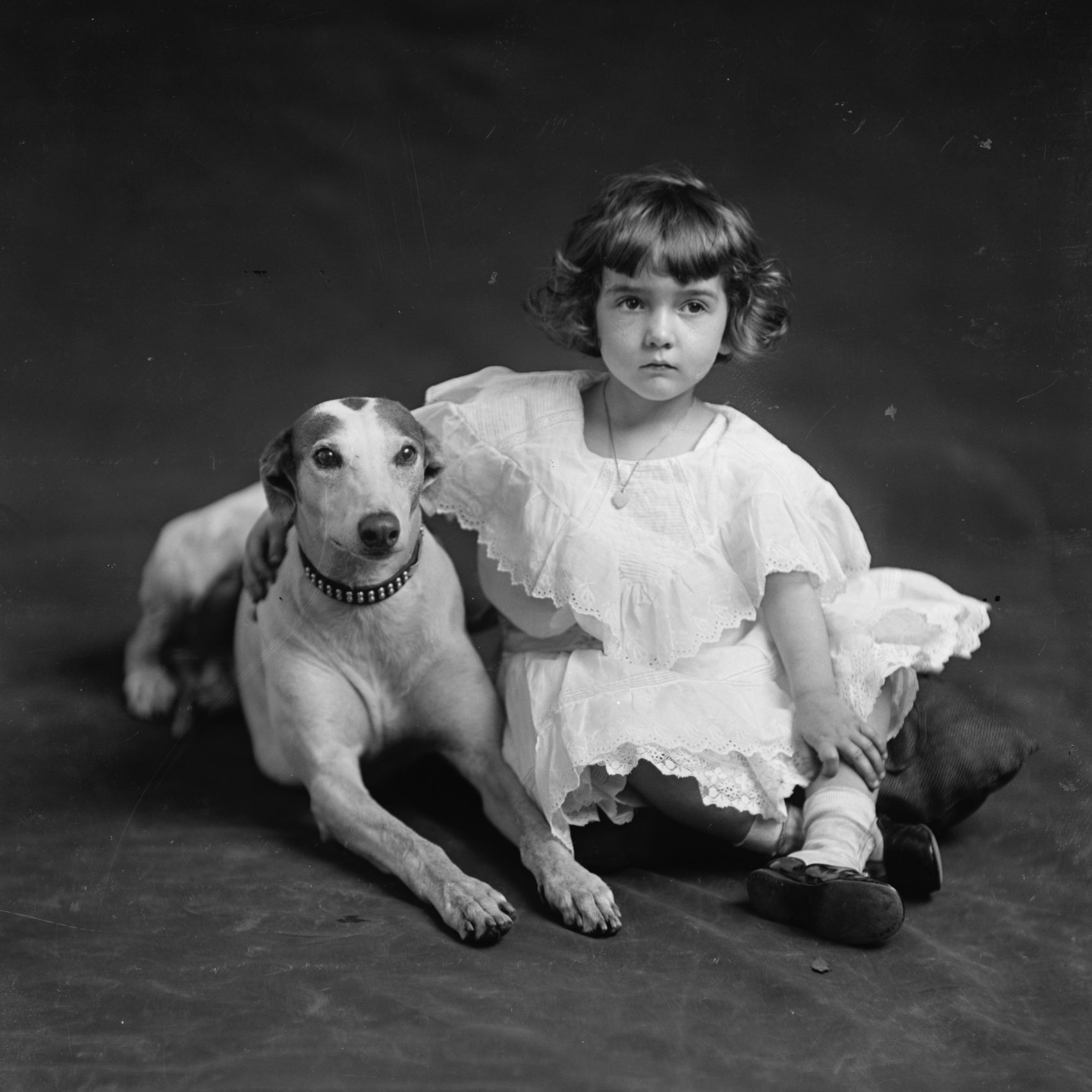 Barber [Child and Dog]. Charles Milton Bell. 1905